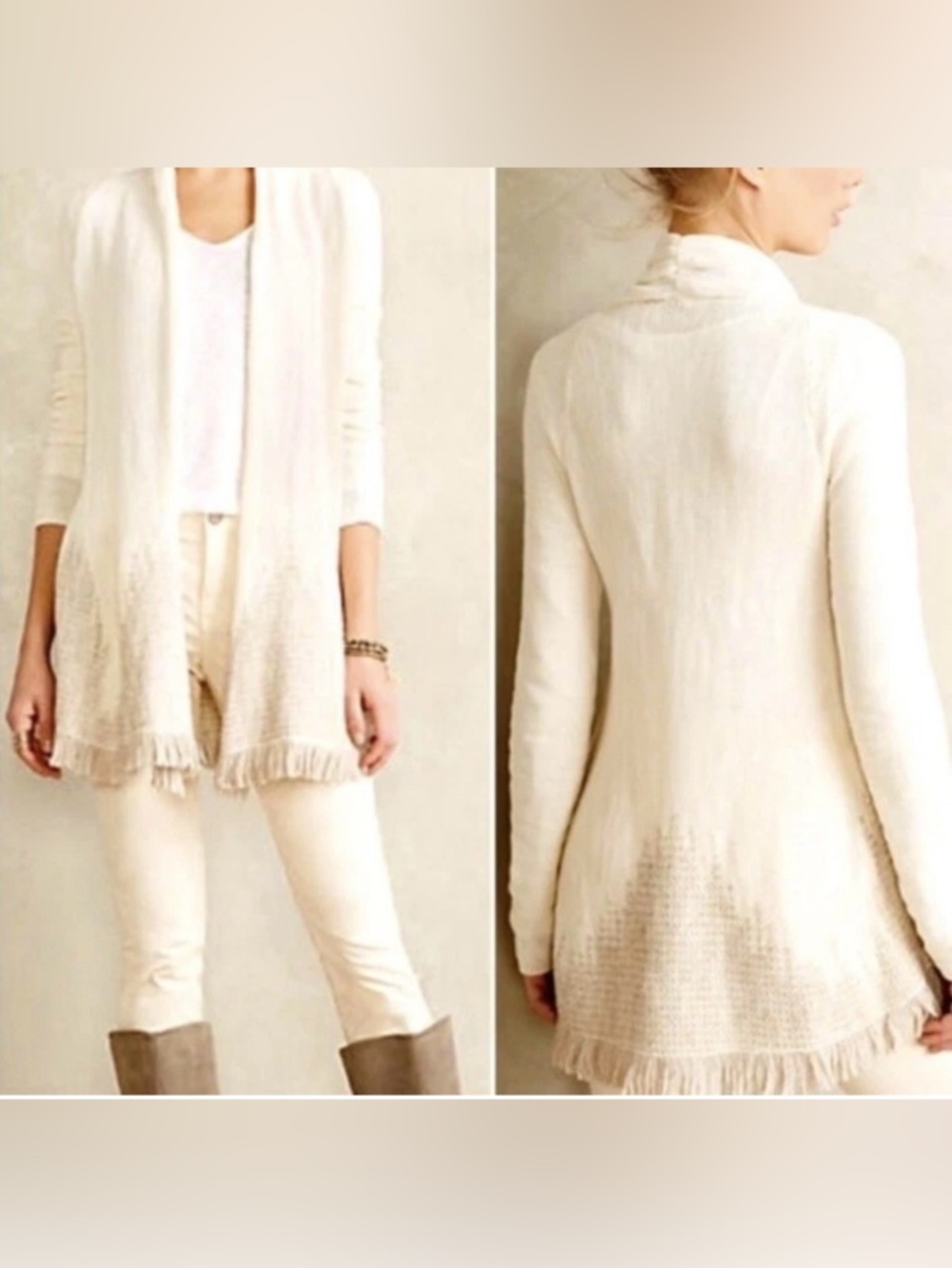 Anthro Moth Sweater - Picture 3 of 6